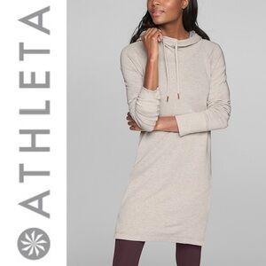 Athleta Pimlico Hooded Sweatshirt Dress